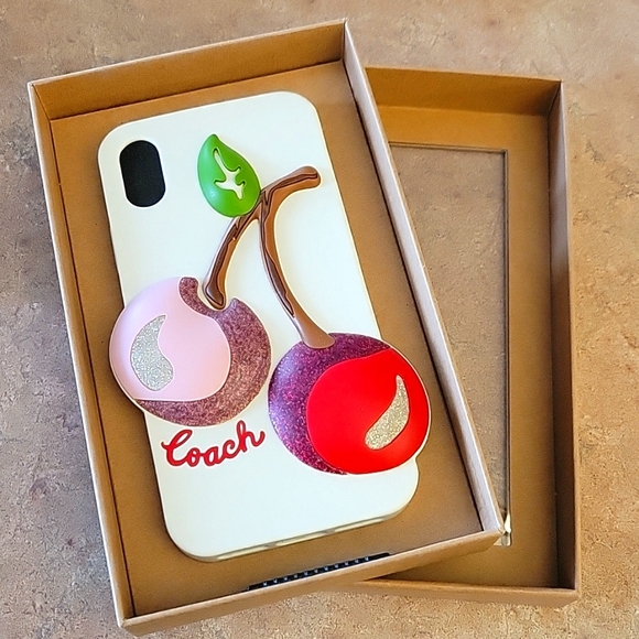 Coach iPhone x/xs cherry 🍒 case - Picture 3 of 6